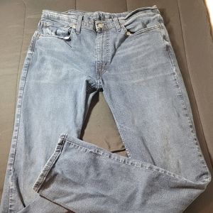 Men Blue Levi Jeans 36 x 34 Preowned